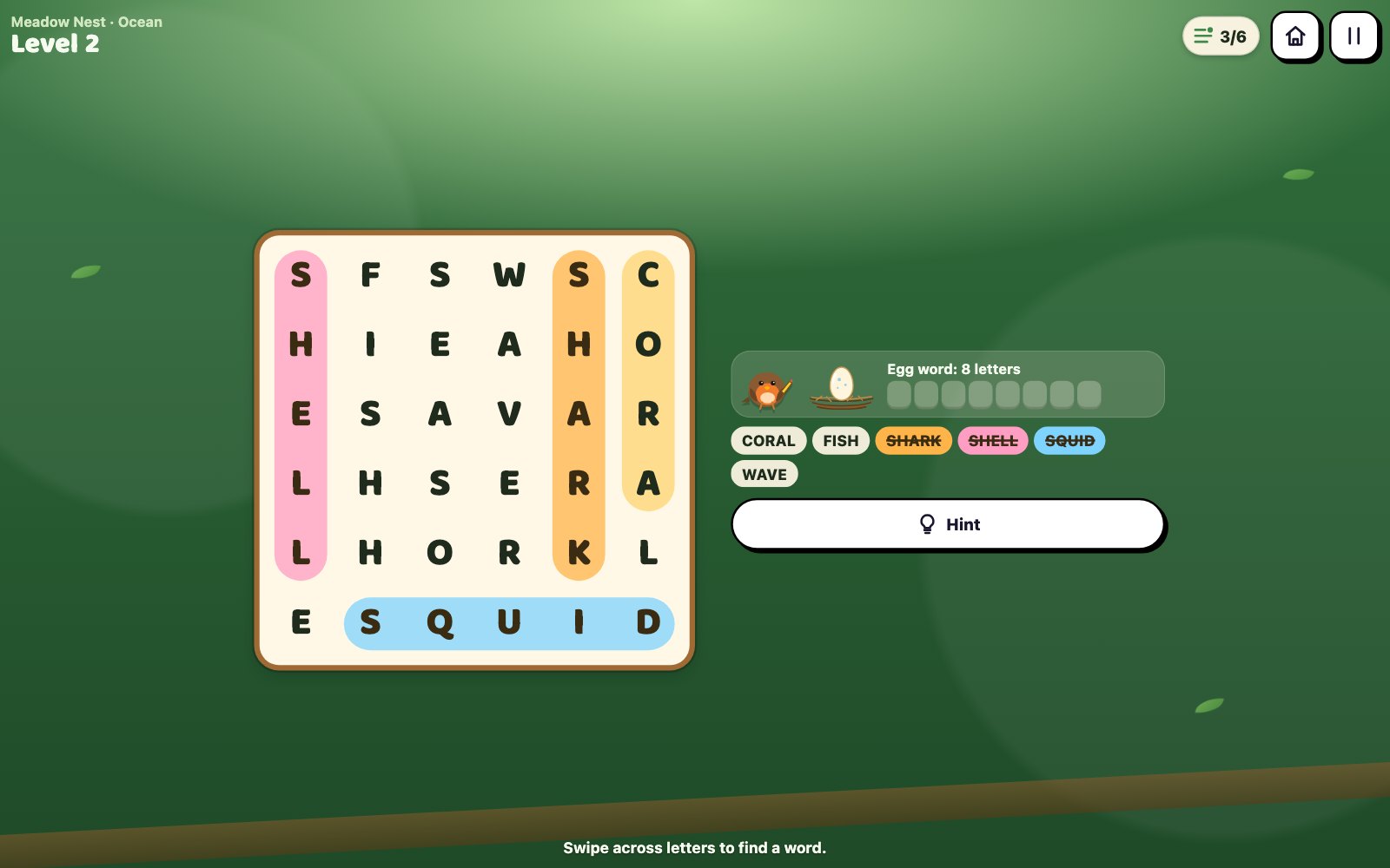 Letter Nest — Screenshot 1