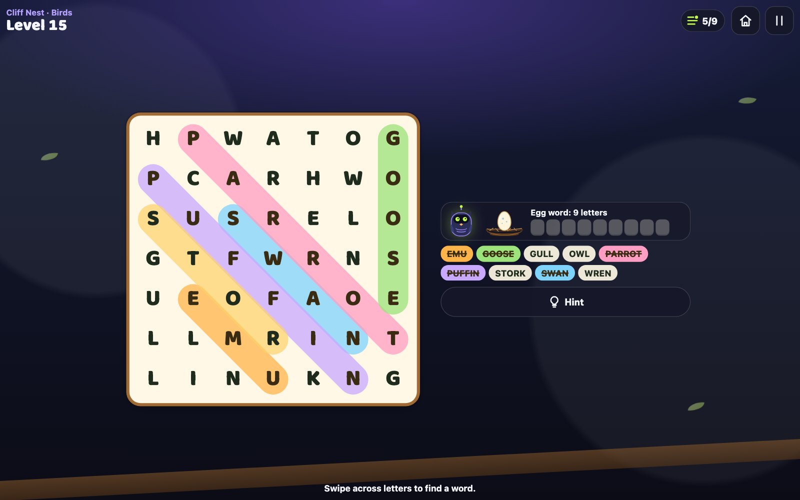 Letter Nest — Screenshot 2