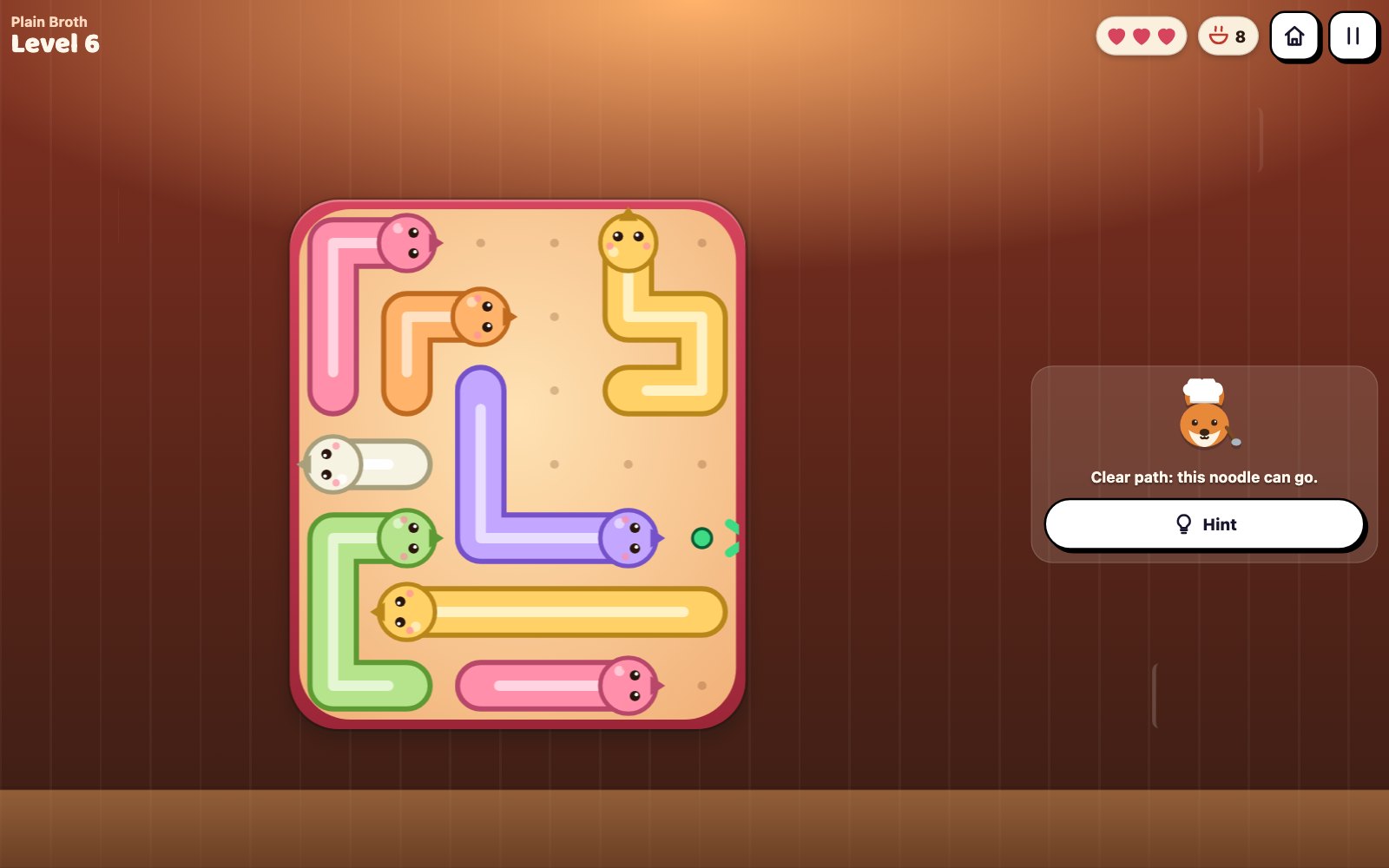 Noodle Knot — Screenshot 1