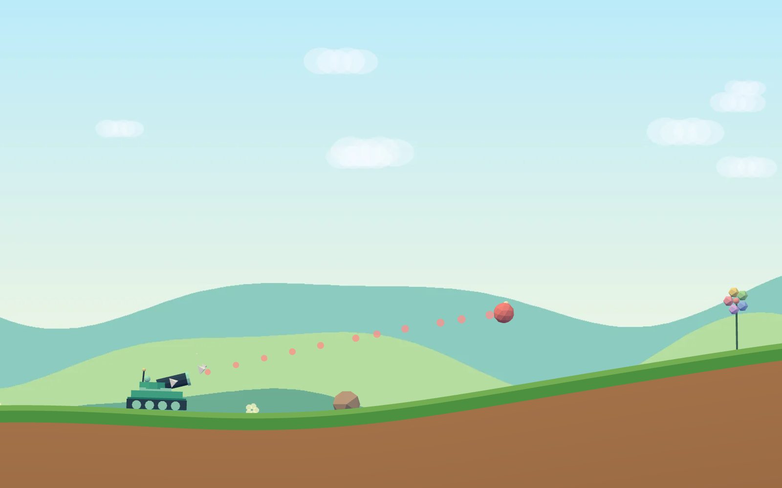 Pebble Tank Duel — Screenshot 1