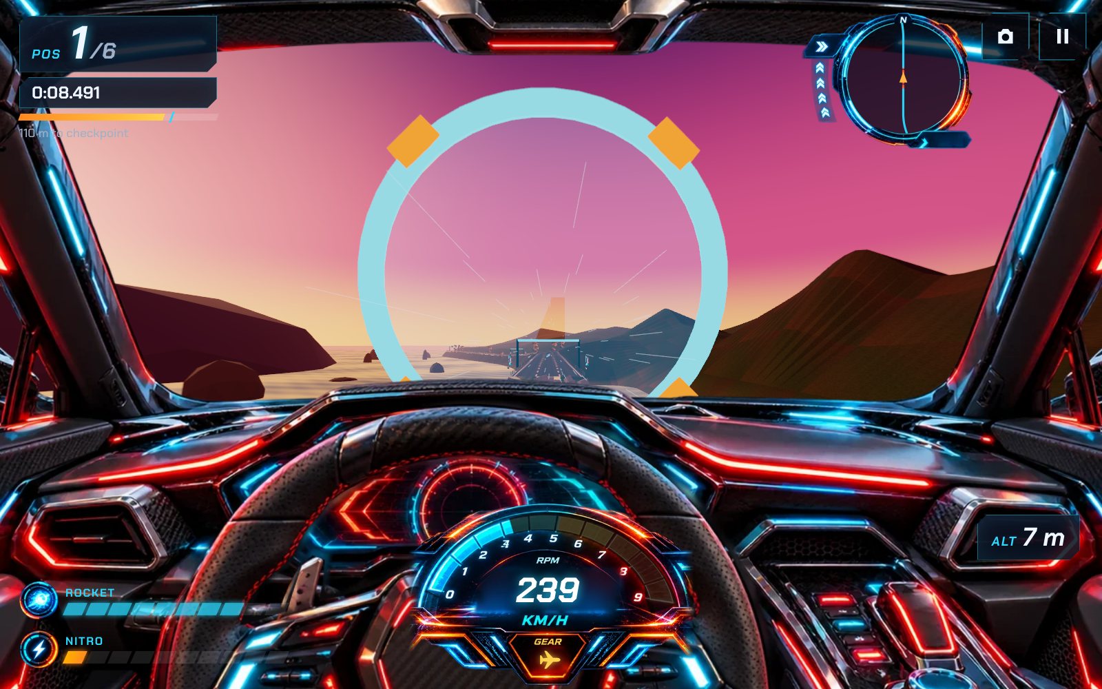 Rocket Roadster — Screenshot 1