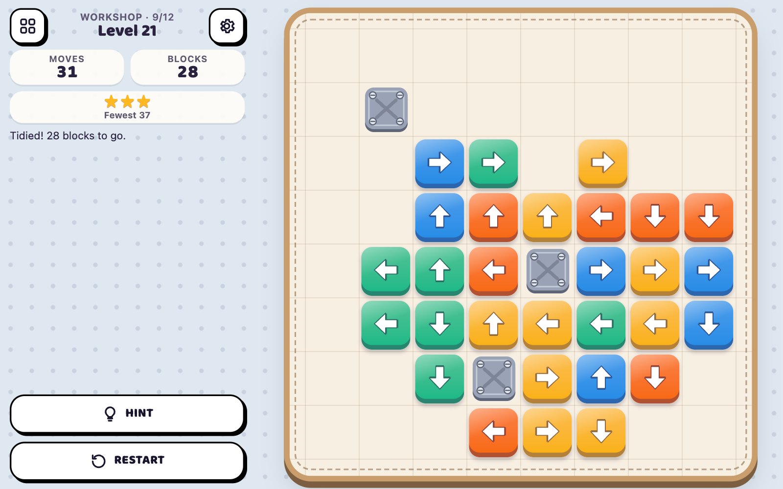Tidy Blocks — Screenshot 2